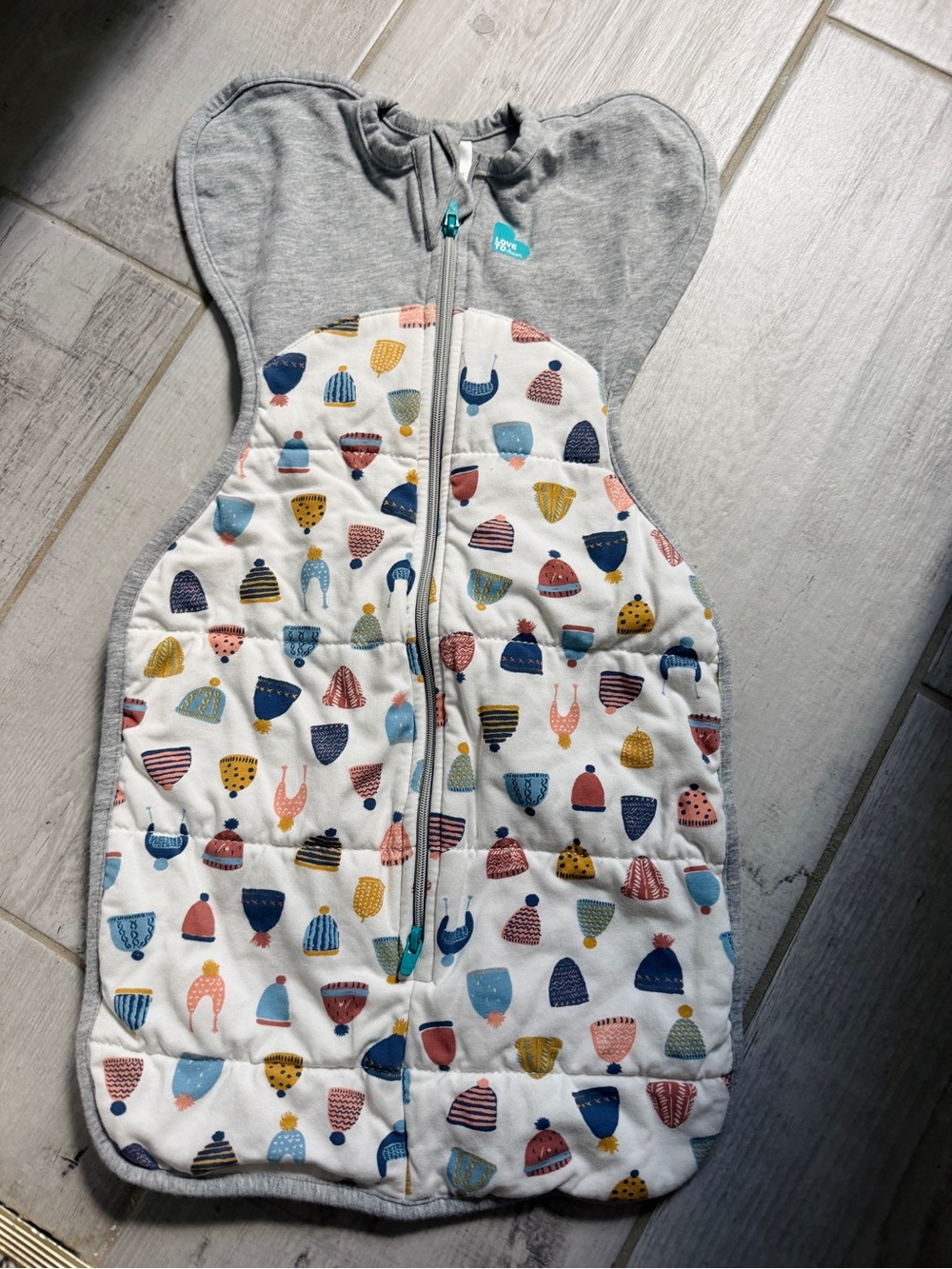 Love to Dream Gray Sleepsack (for COOL weather)  - Newborn - 5-8.5 lbs